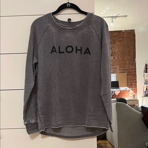 Gray ALOHA Sweatshirt